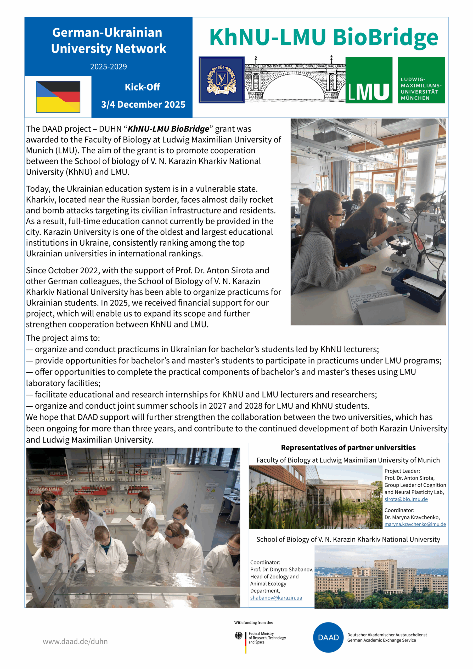 KhNU-LMU BioBridge